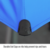 Core Flame-Resistant Industrial Umbrella, Blue - Corners